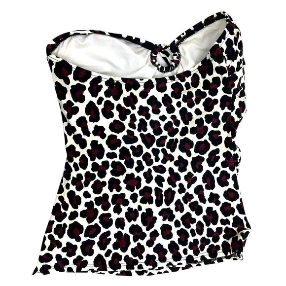Michael Kors Animal Print Swim Tankini top Size Small NWT - Picture 4 of 4
